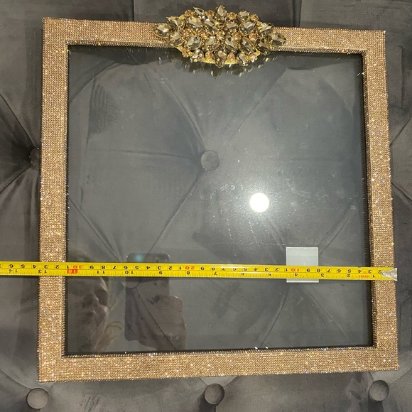 Swarovski crystal picture frame 13”x13” - Picture 3 of 9